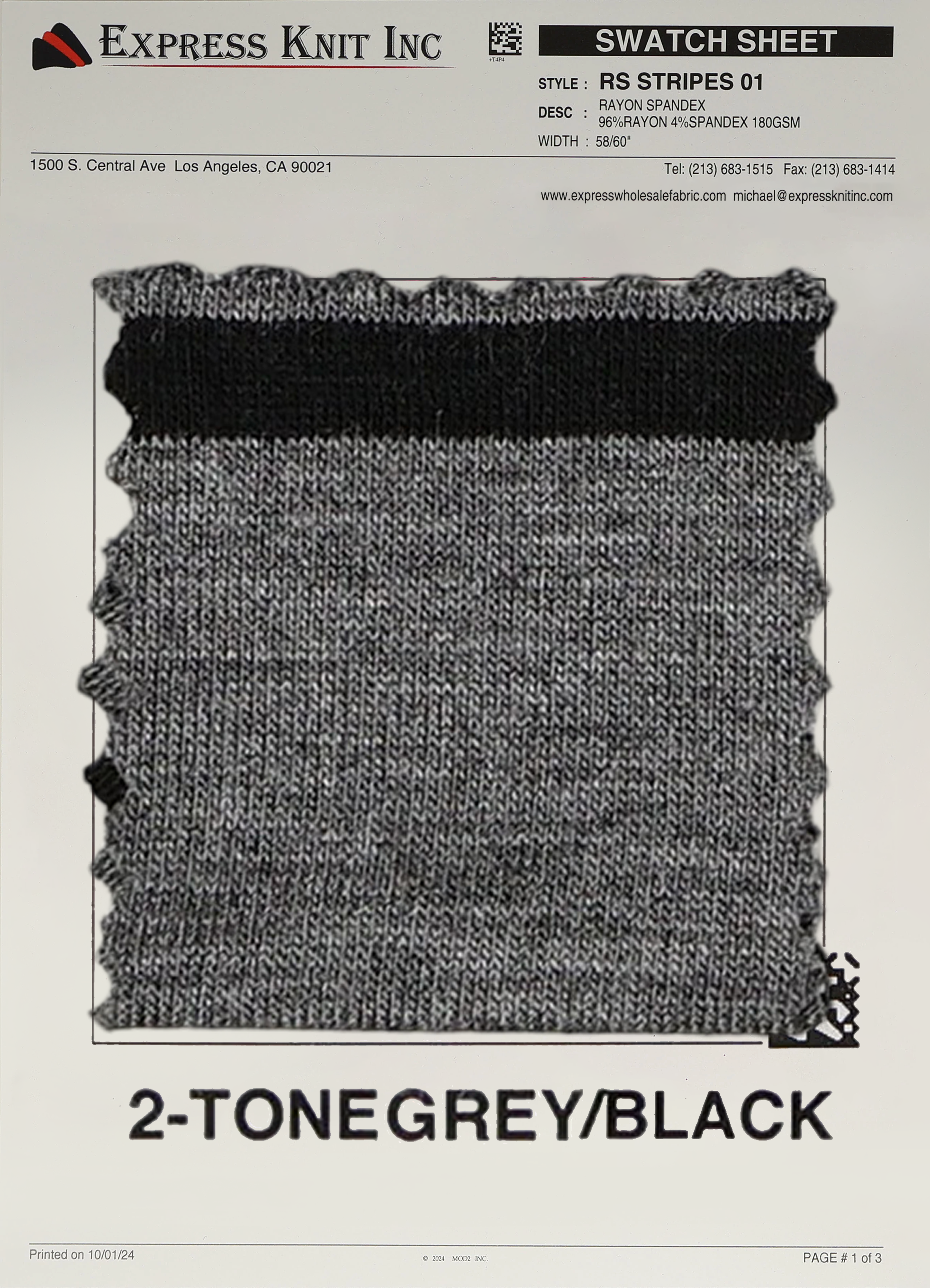 Rayon Spandex Stripes - Express Wholesale Fabric