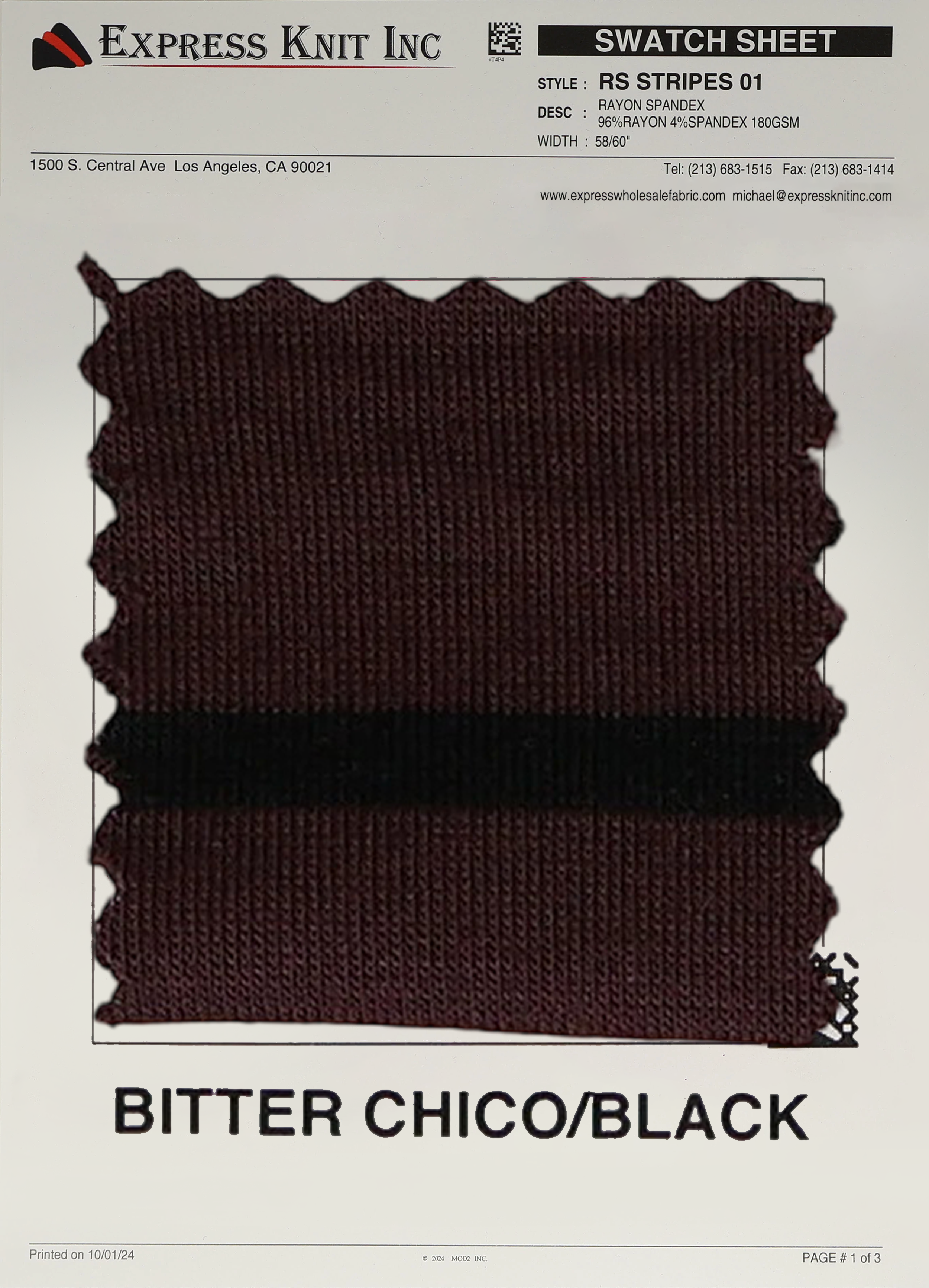 Rayon Spandex Stripes - Express Wholesale Fabric