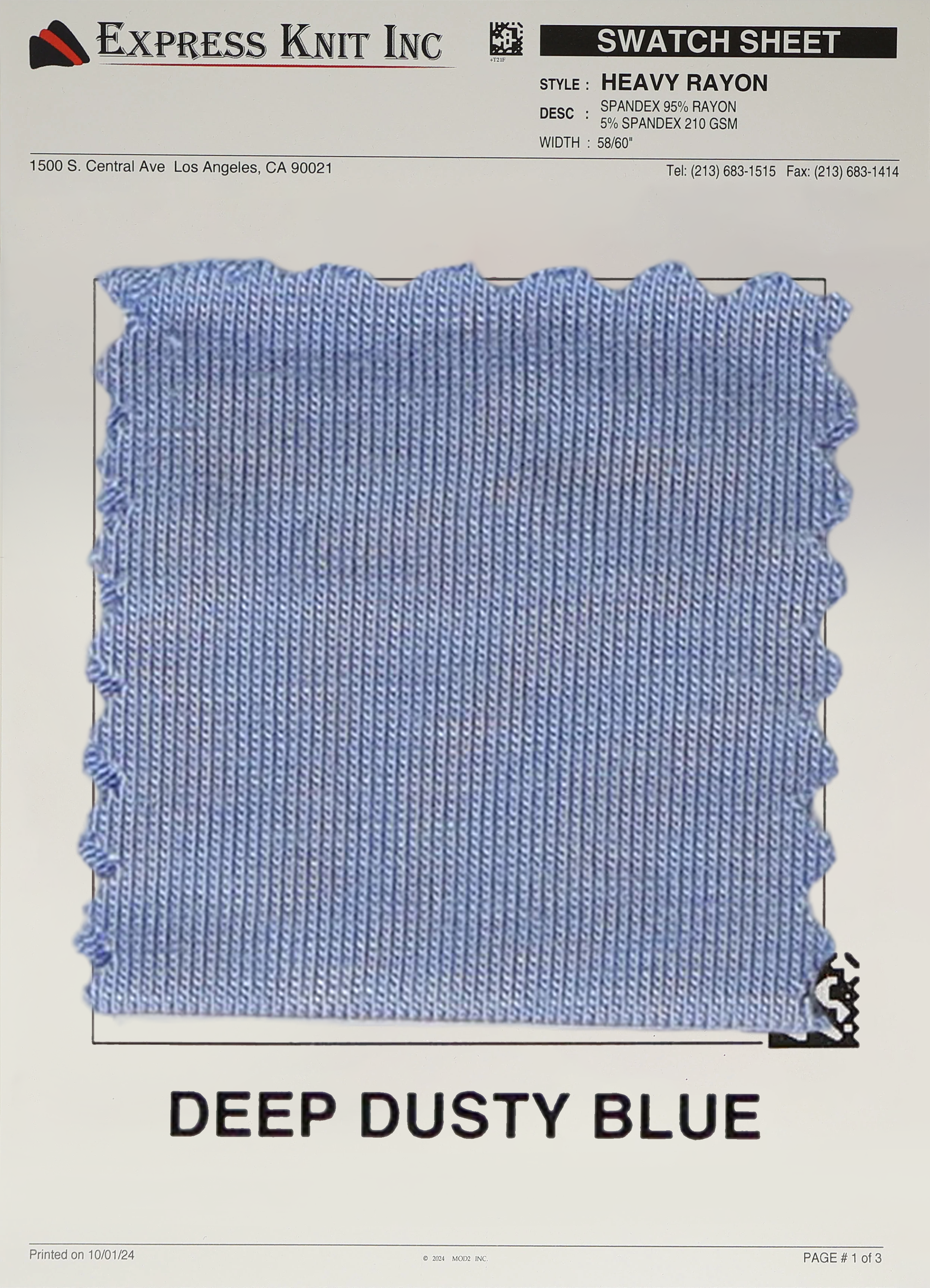 Heavy Rayon Spandex Fabric - Express Wholesale Fabric