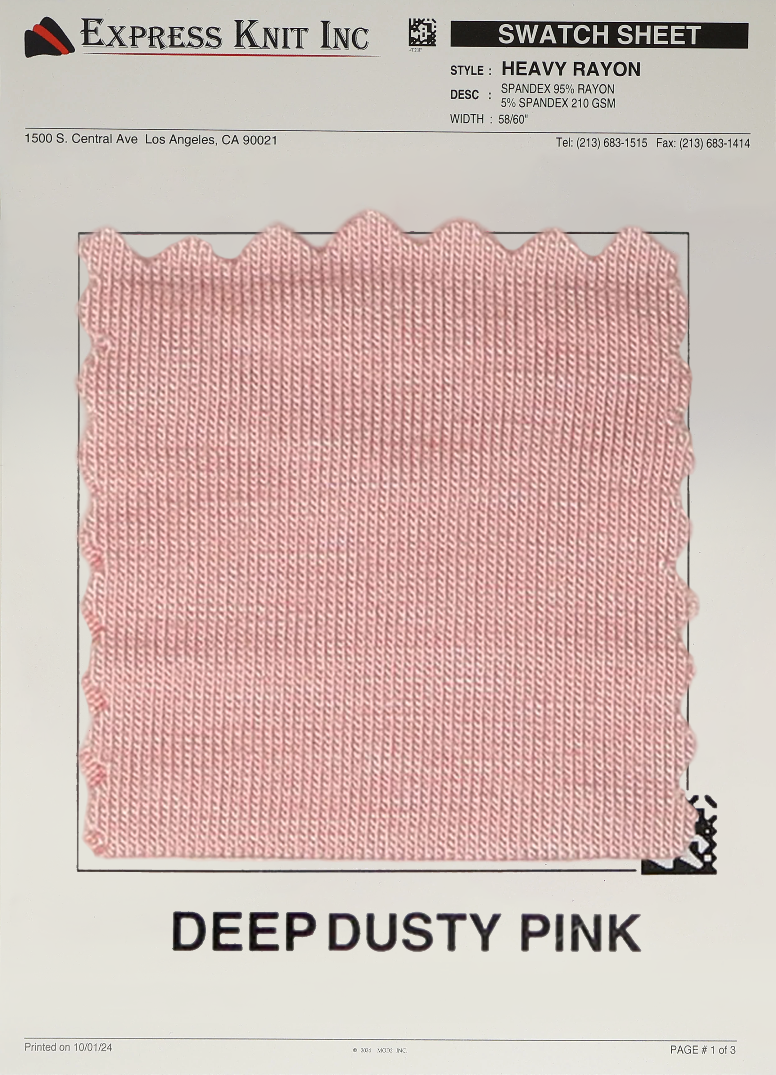 Heavy Rayon Spandex Fabric - Express Wholesale Fabric