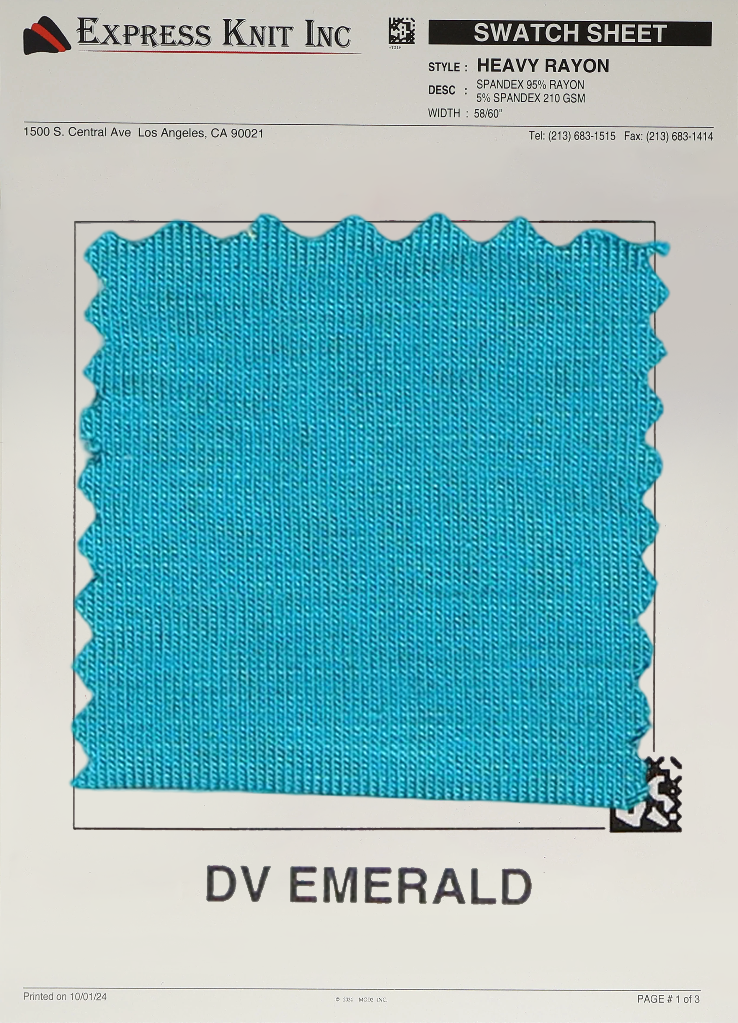 Heavy Rayon Spandex Fabric - Express Wholesale Fabric