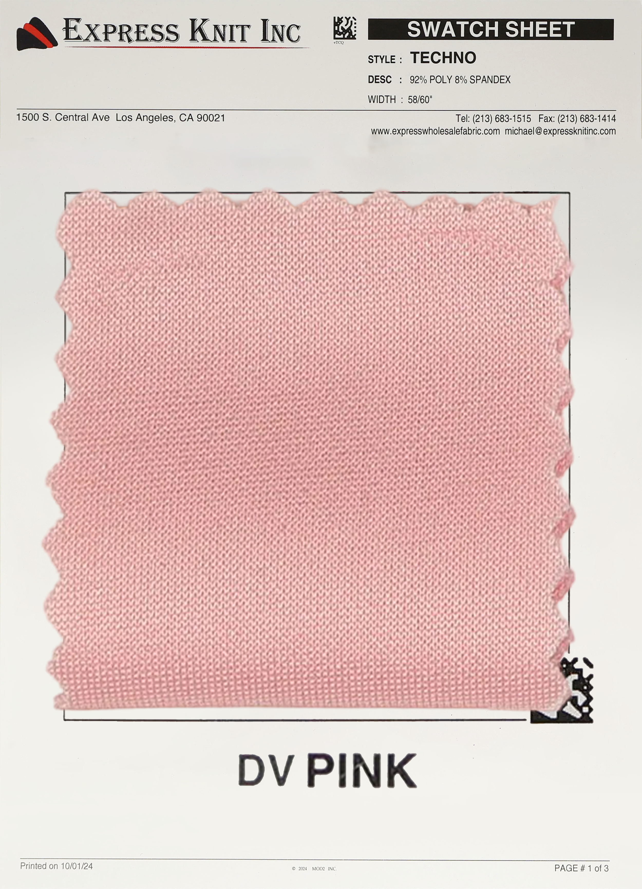Techno Solid Knit Fabric - Express Wholesale Fabric