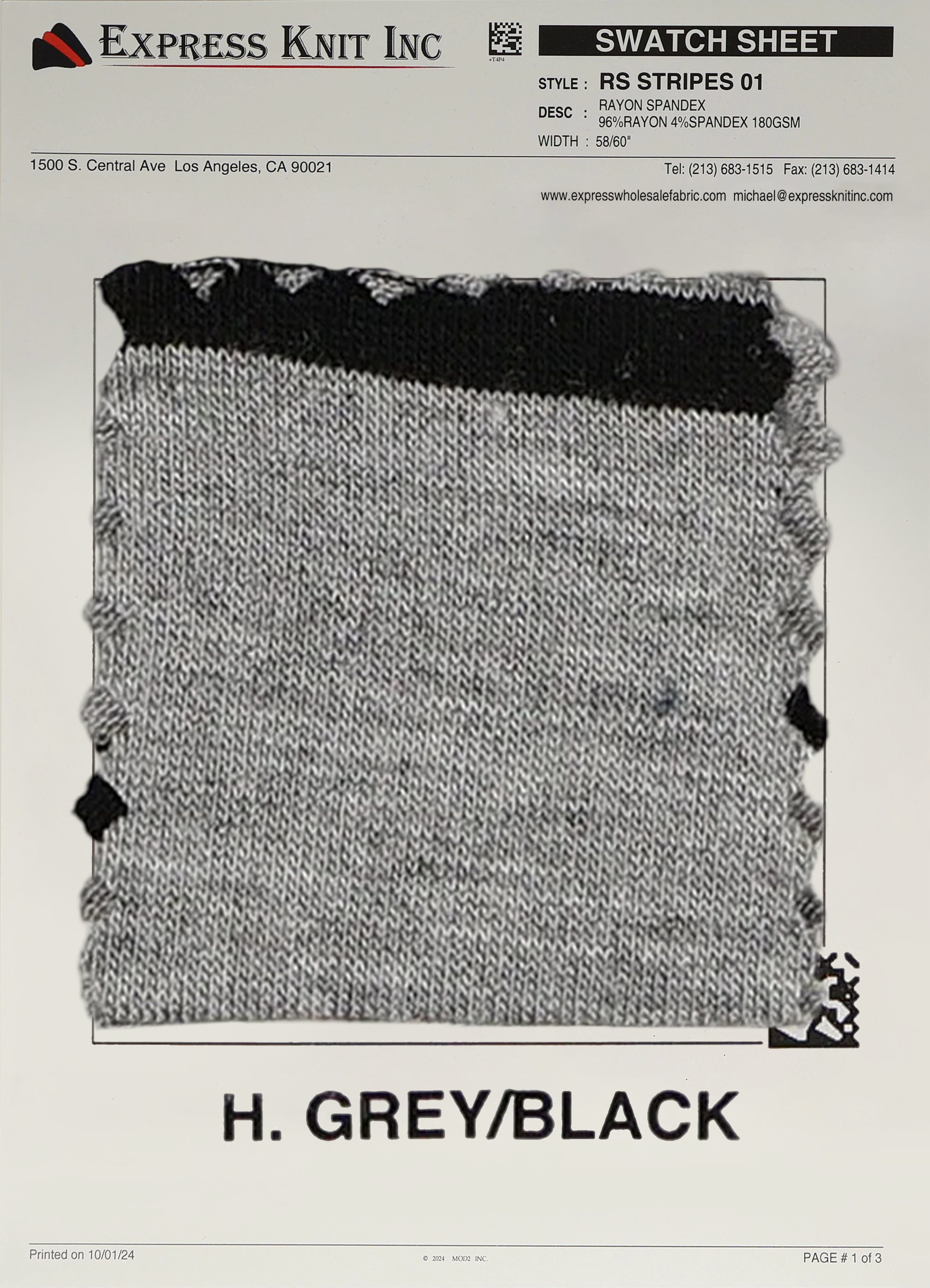 Rayon Spandex Stripes - Express Wholesale Fabric