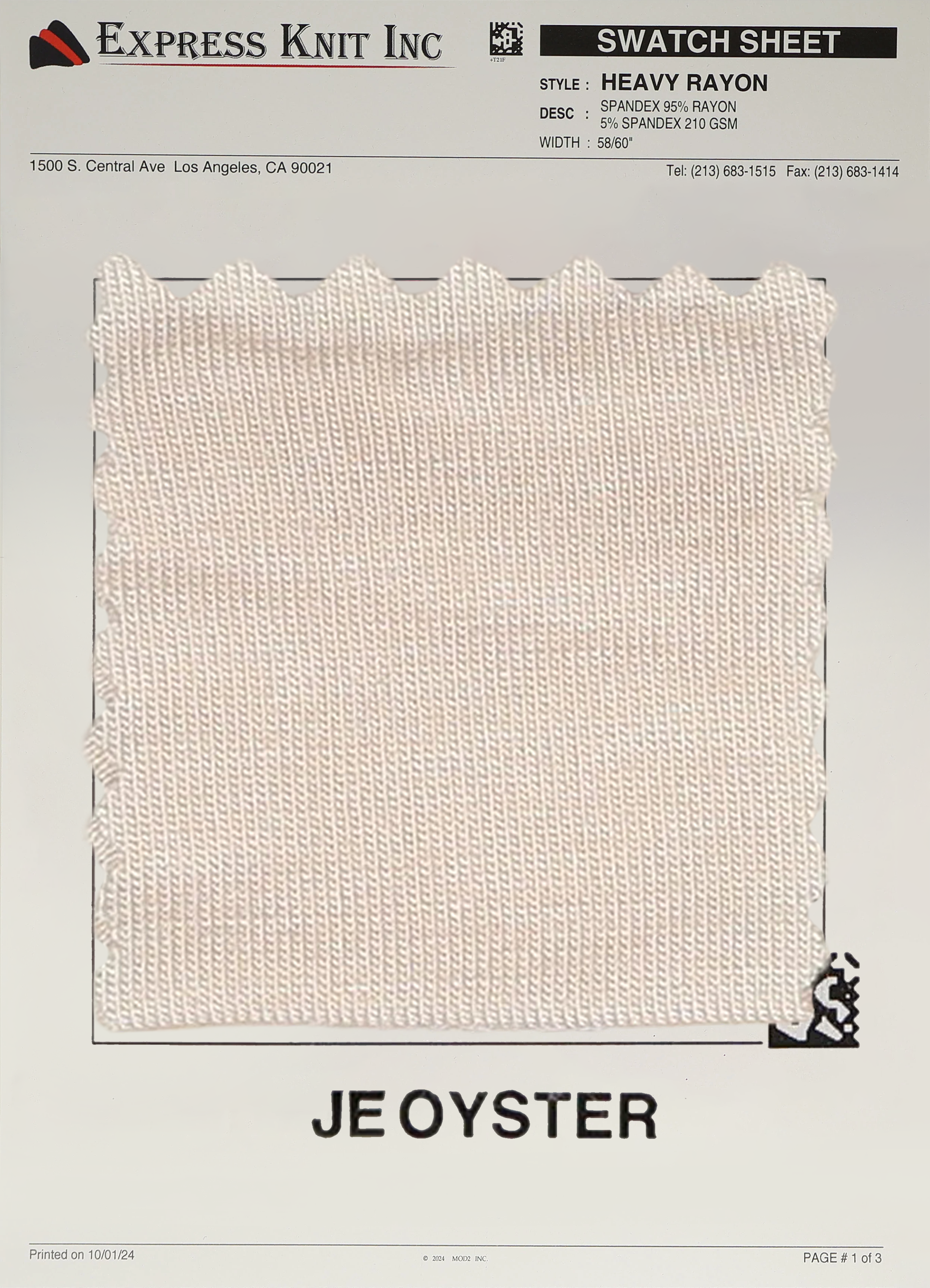 Heavy Rayon Spandex Fabric - Express Wholesale Fabric