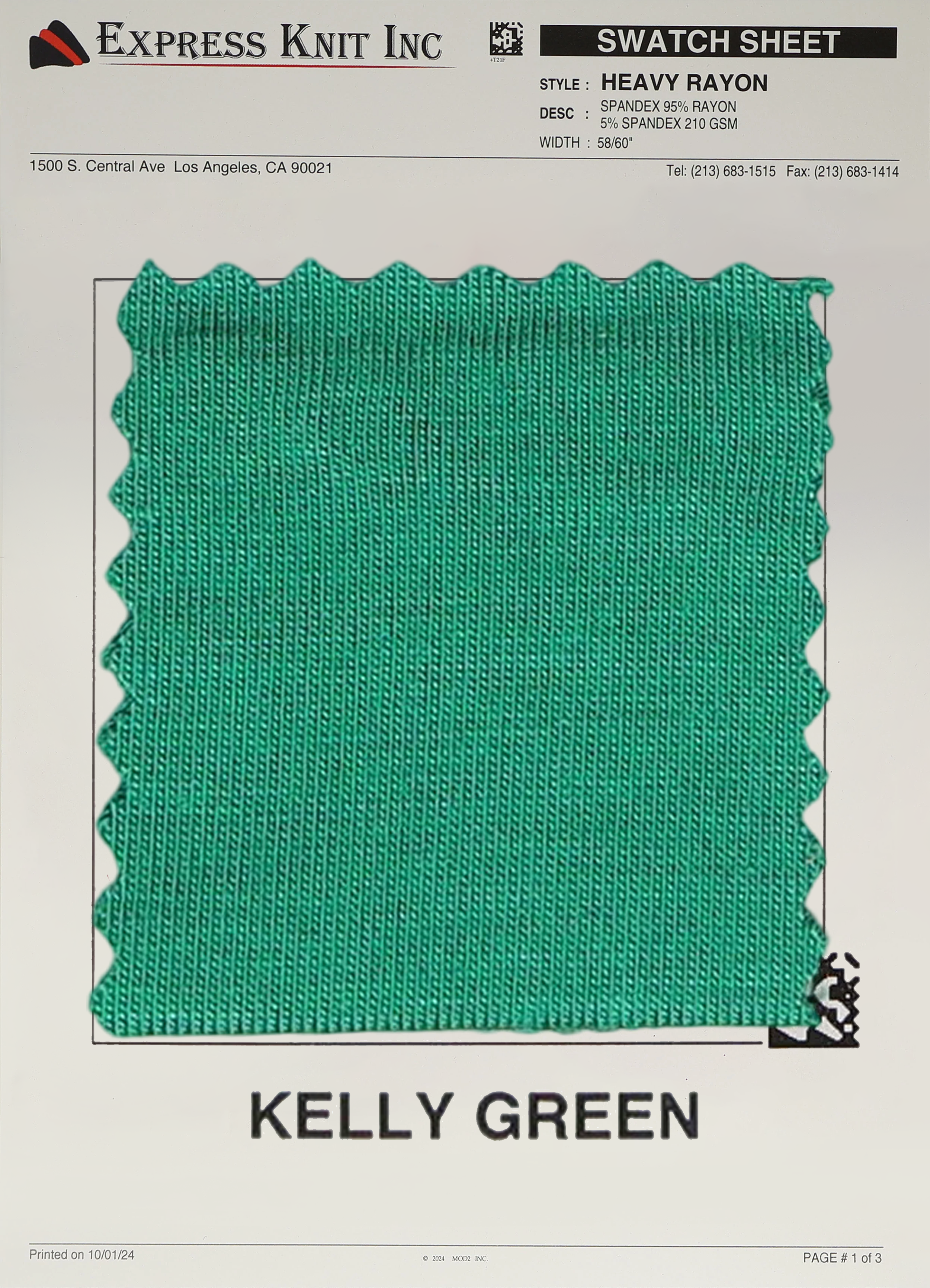 Heavy Rayon Spandex Fabric - Express Wholesale Fabric