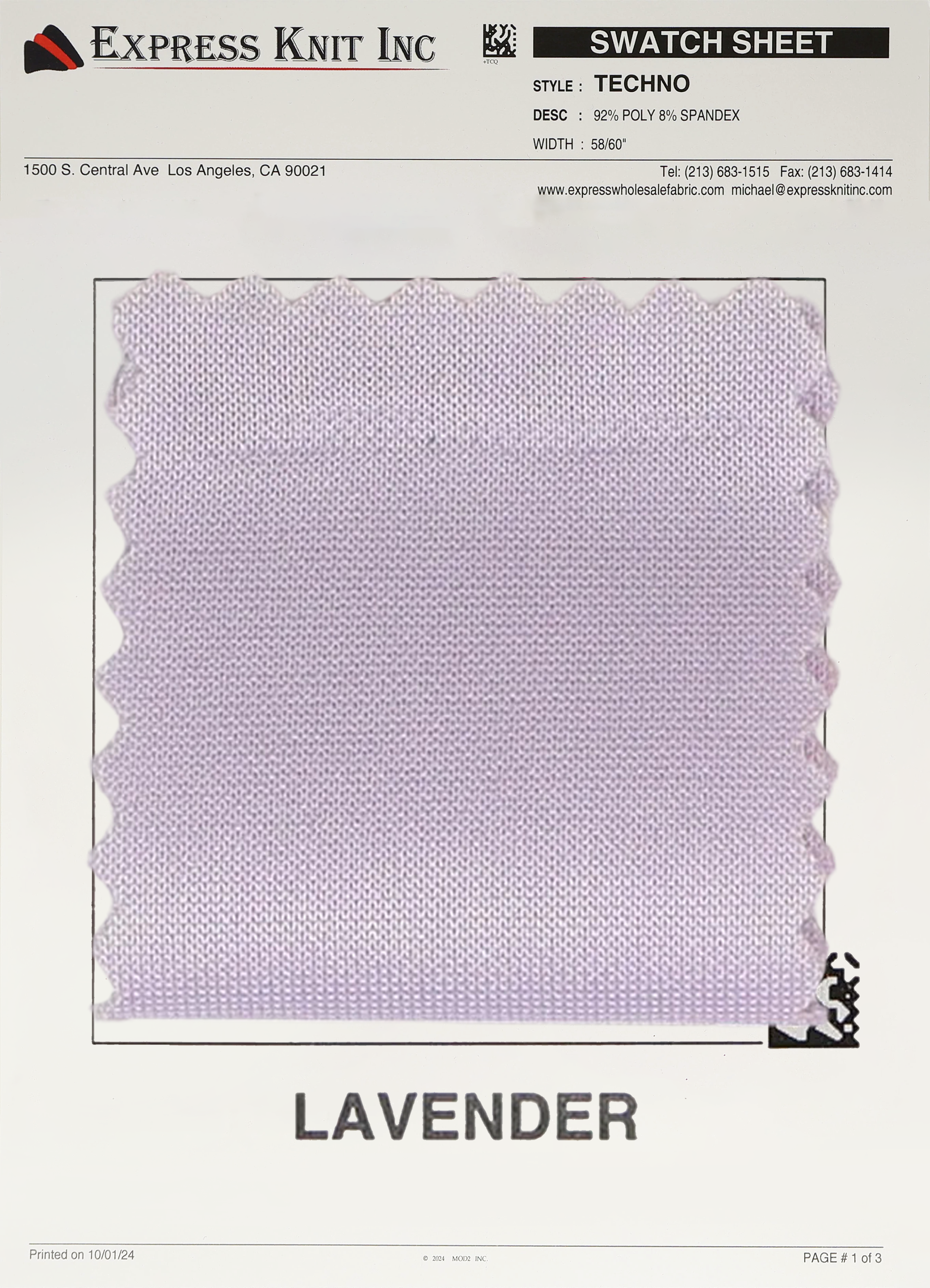 Techno Solid Knit Fabric - Express Wholesale Fabric