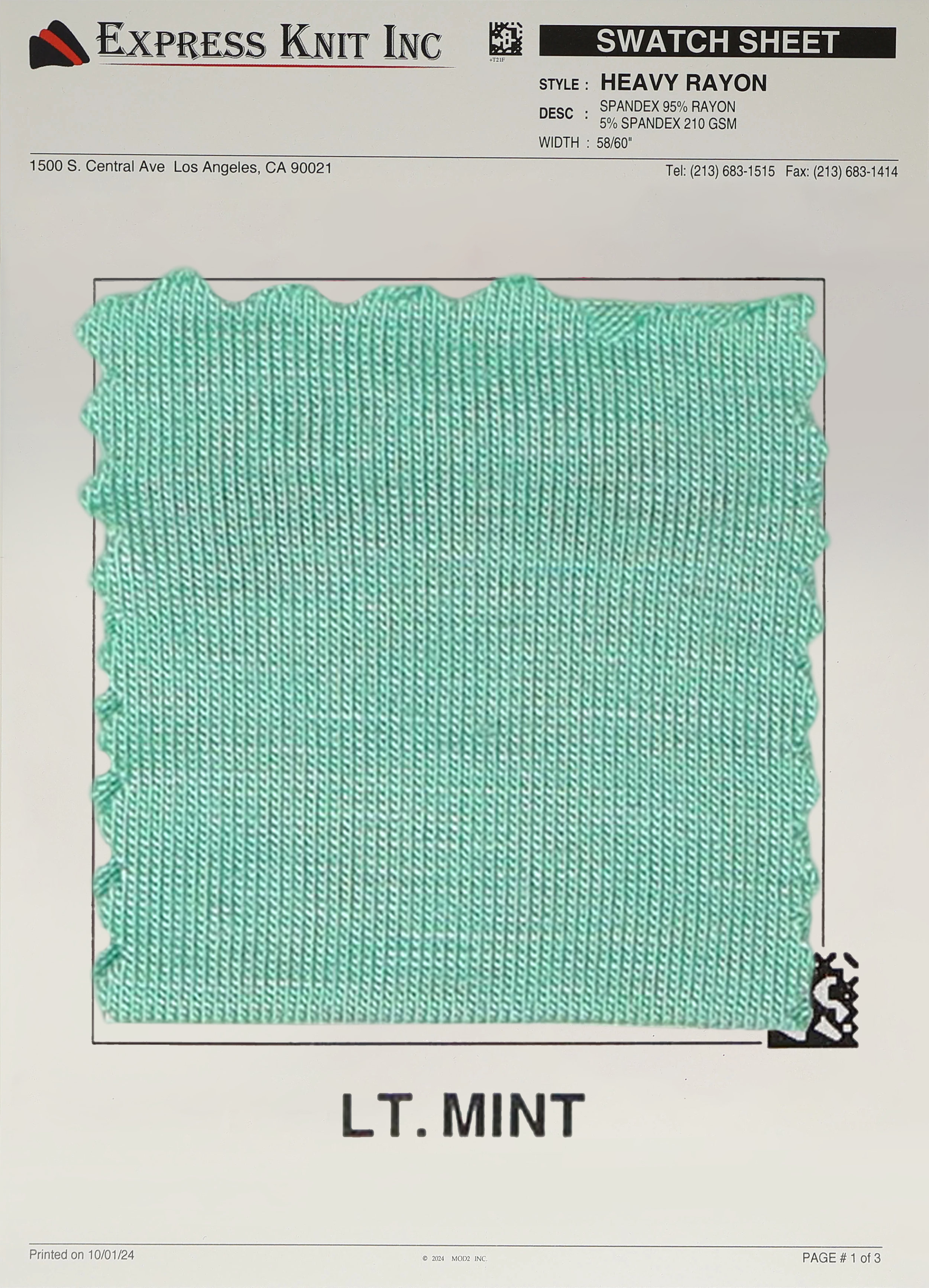 Heavy Rayon Spandex Fabric - Express Wholesale Fabric