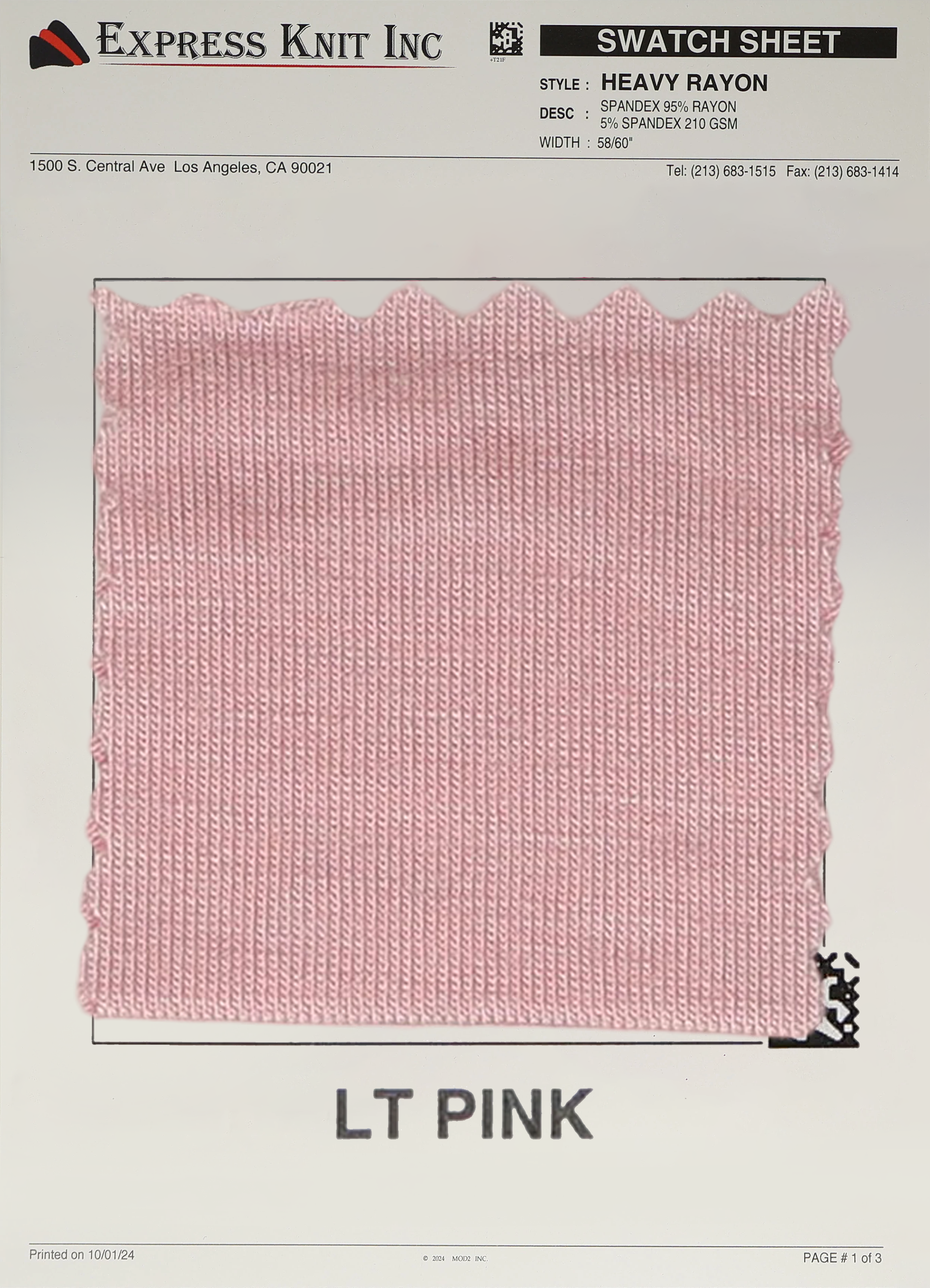 Heavy Rayon Spandex Fabric - Express Wholesale Fabric