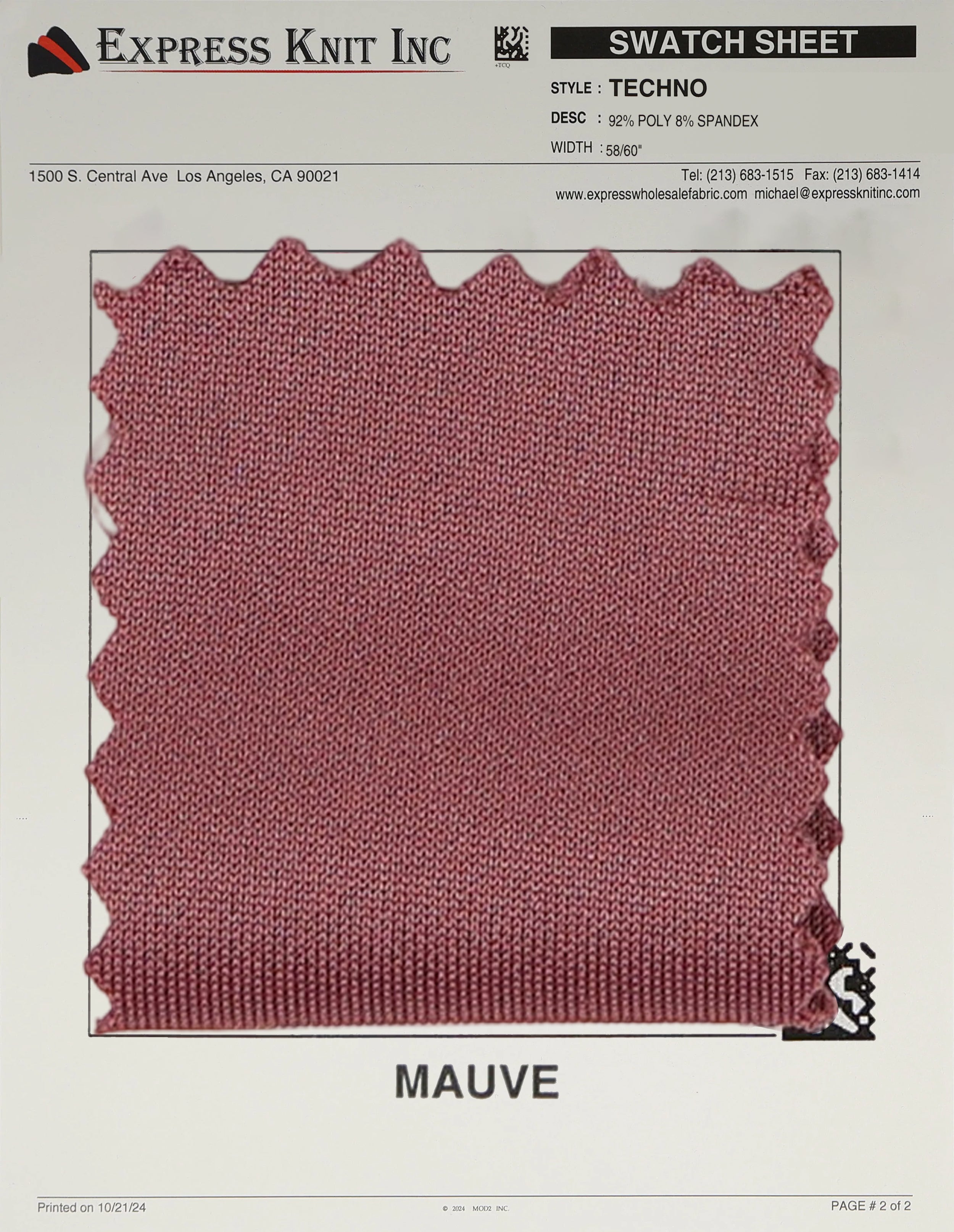 Techno Solid Knit Fabric - Express Wholesale Fabric