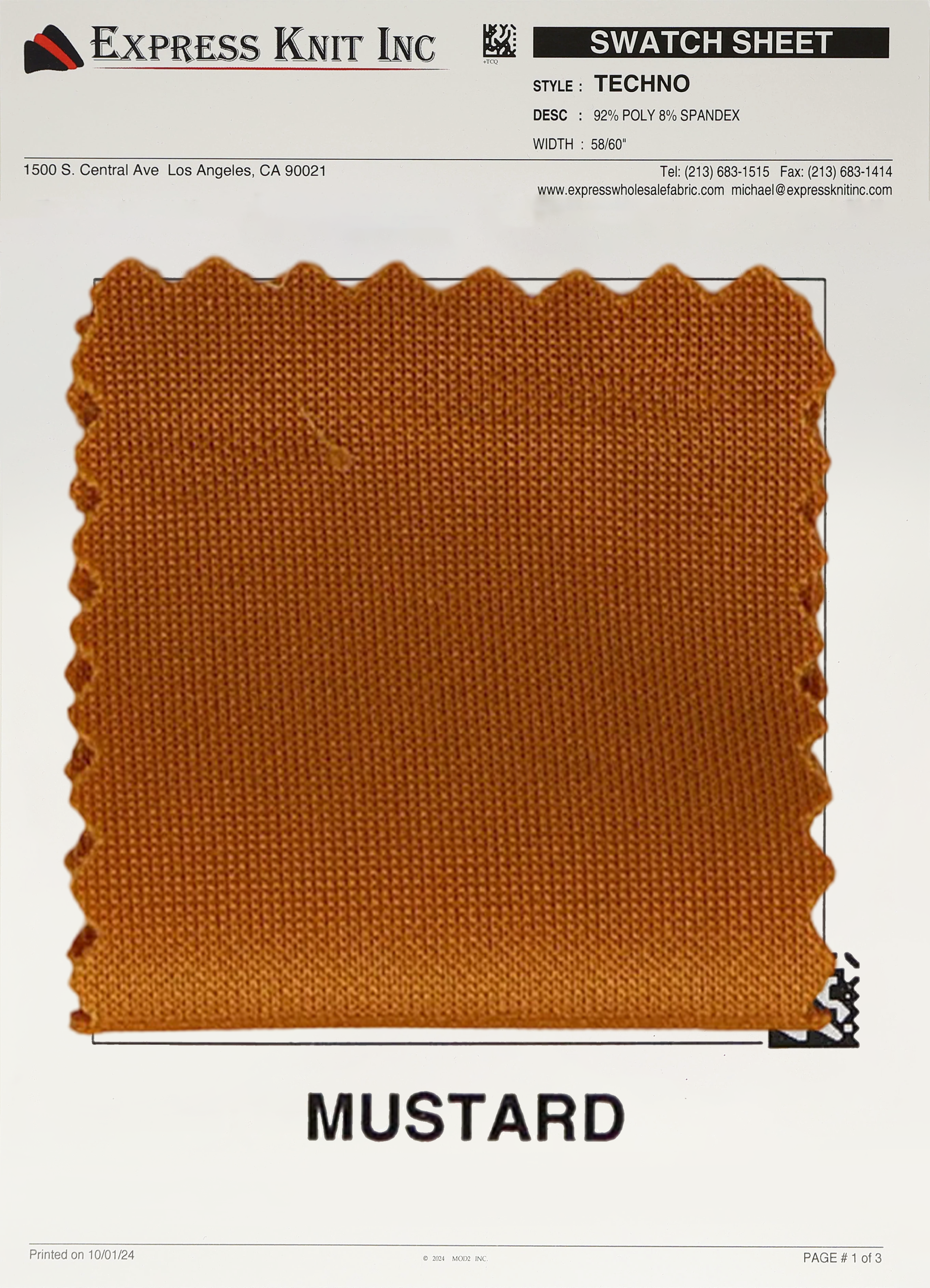 Techno Solid Knit Fabric - Express Wholesale Fabric