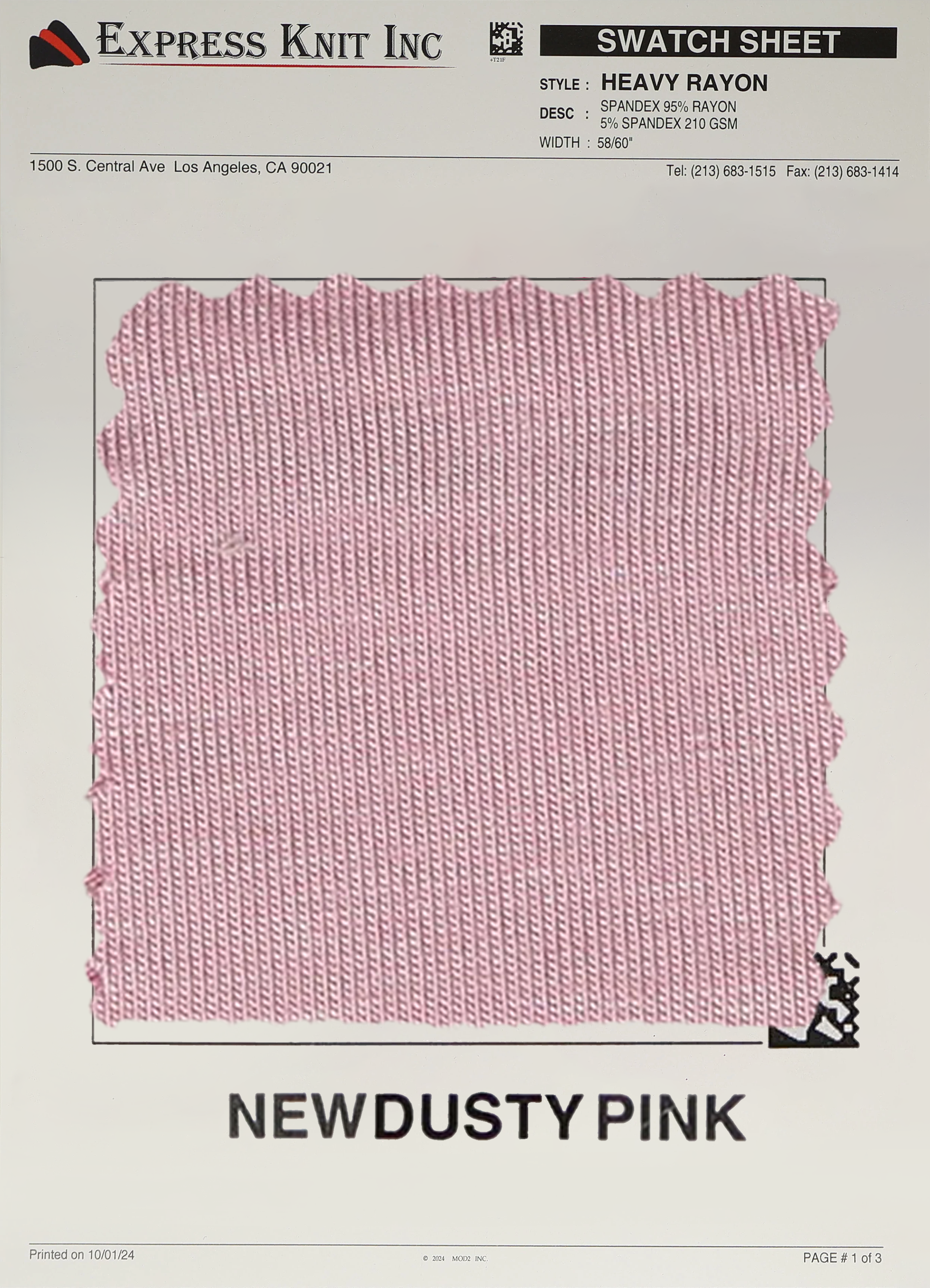 Heavy Rayon Spandex Fabric - Express Wholesale Fabric