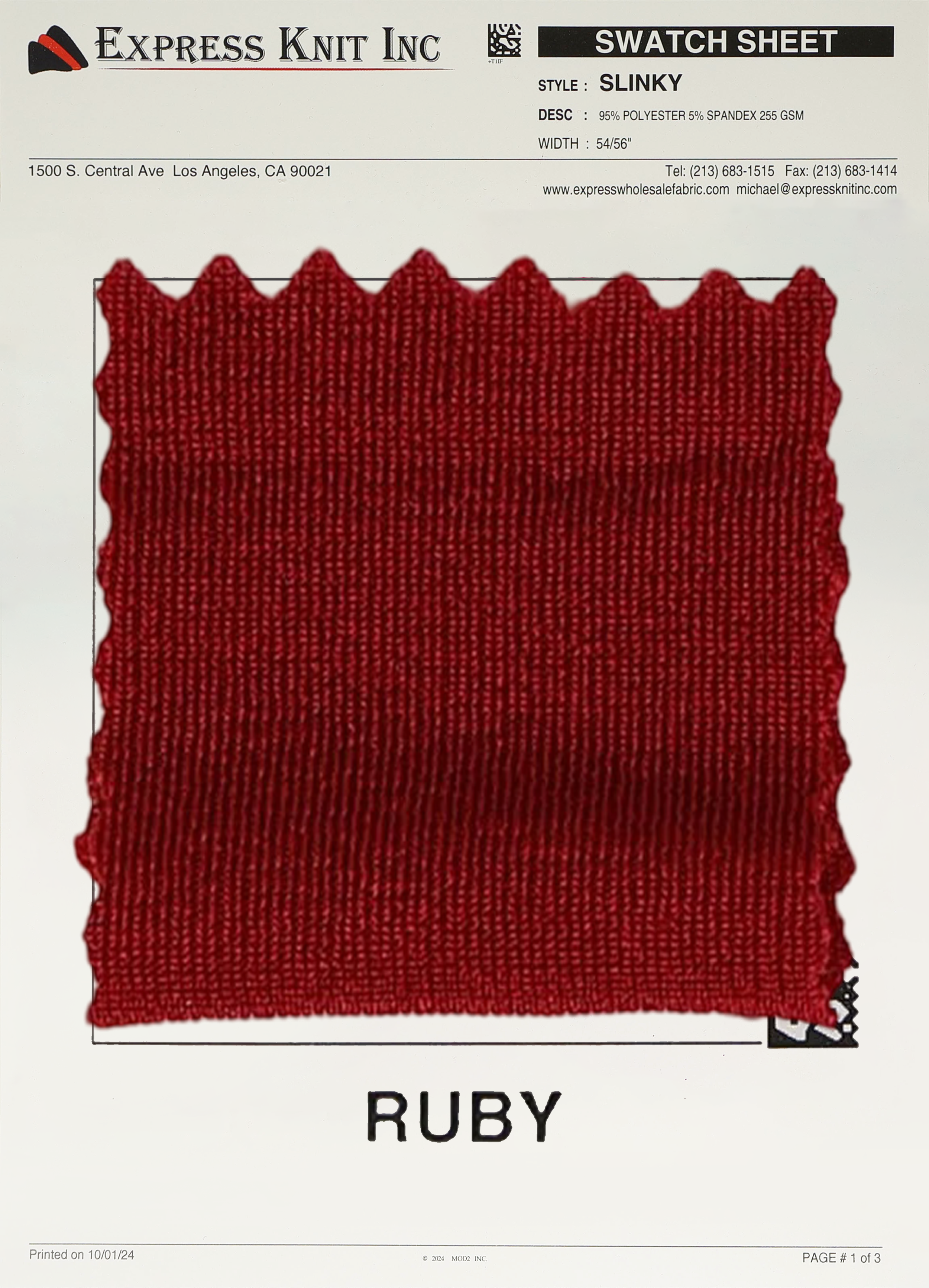 Slinky Fabric - Express Wholesale Fabric