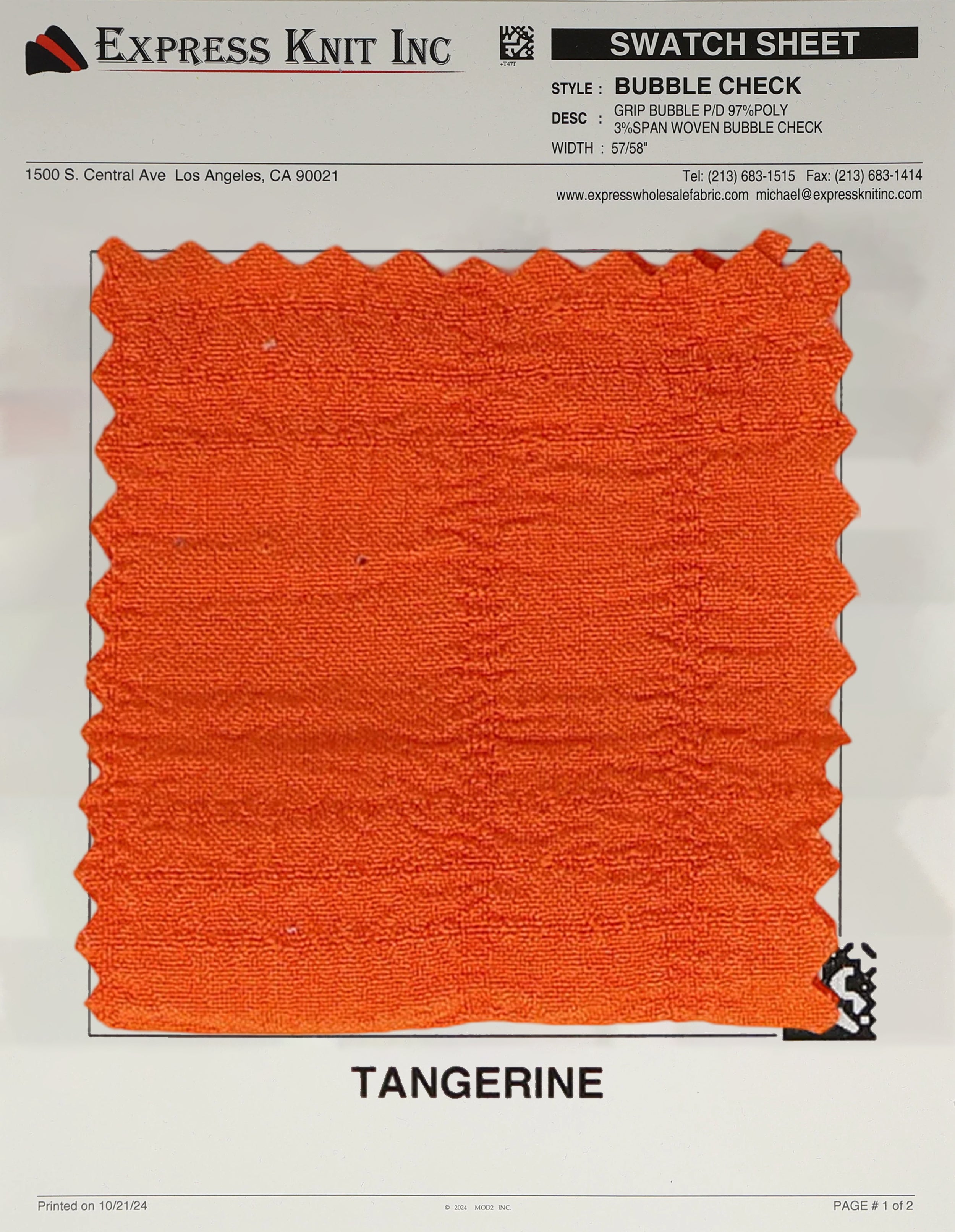 Bubble Check (need gsm) - Express Wholesale Fabric